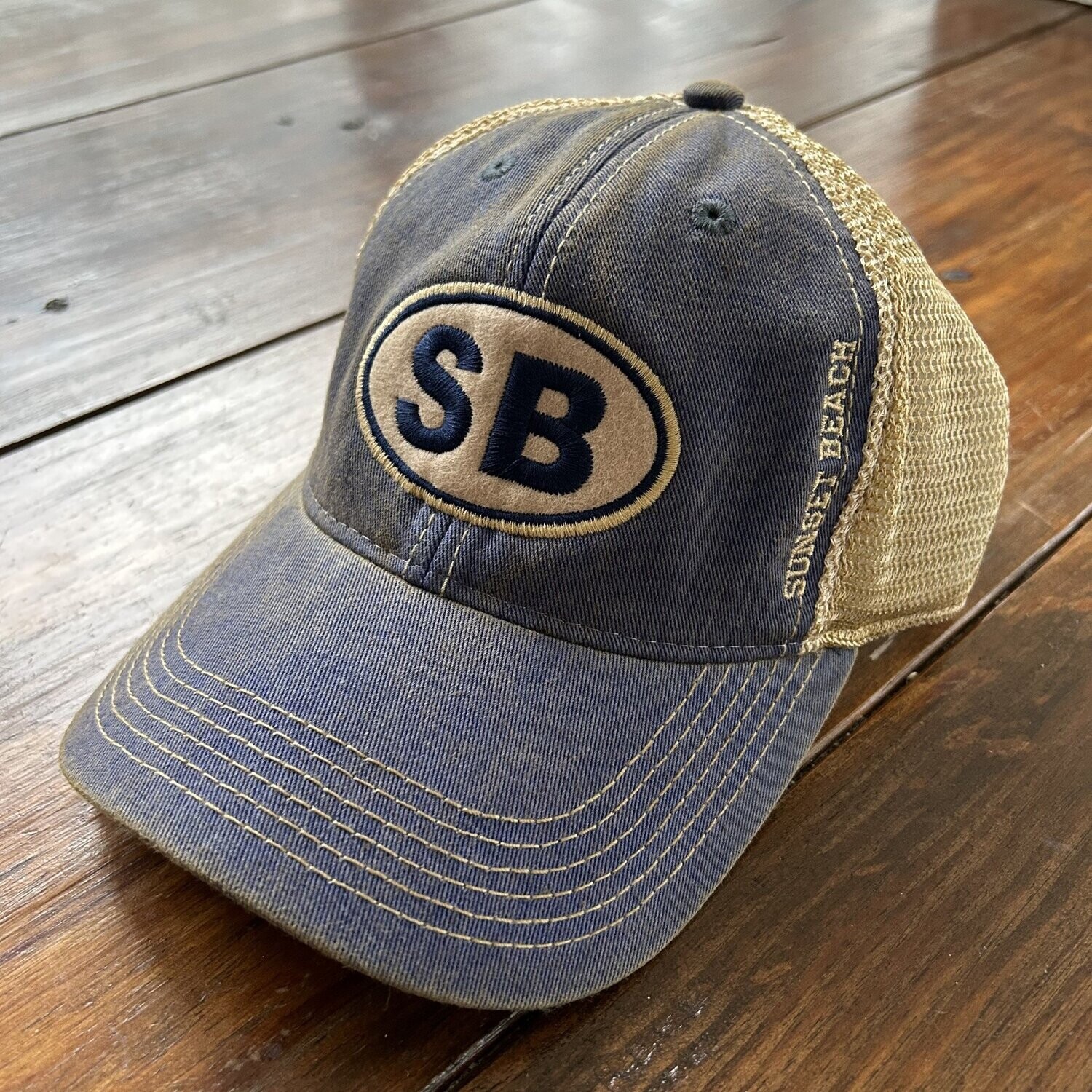 SB EURO OFY TRUCKER CAP BLUE