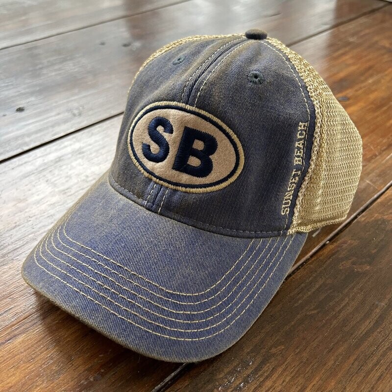 SB EURO OFY TRUCKER CAP BLUE