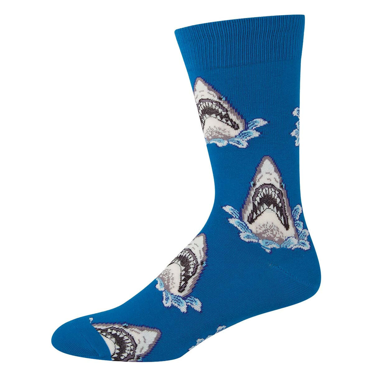 SHARK ATTACK BLU MENS SOCK