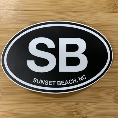 STICKER (L) SB BLACK OVAL