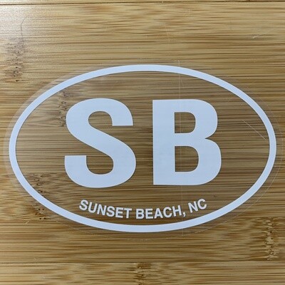 STICKER (L) CLEAR SB OVAL