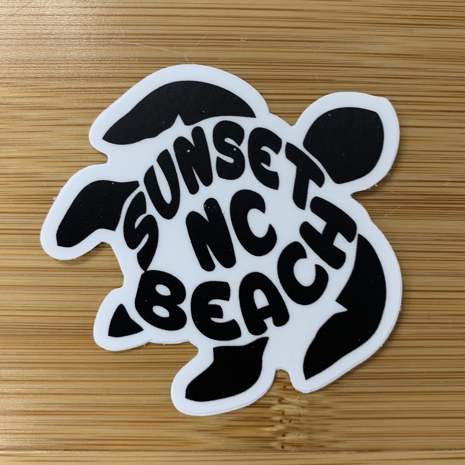 STICKER (S) JUSTIN’S SEA TURTLE BLACK