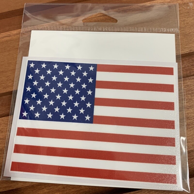 USA FLAG STICKER (LARGE)