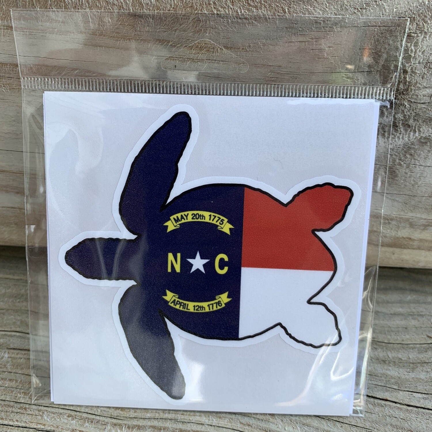 NC SEA TURTLE STICKER (LARGE)