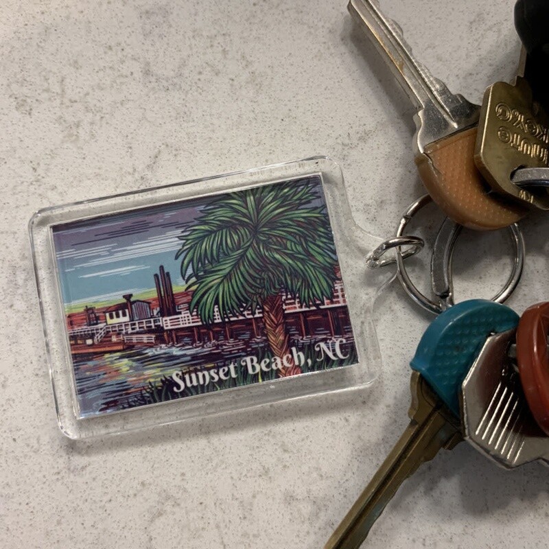 OLD BRIDGE KEYRING
