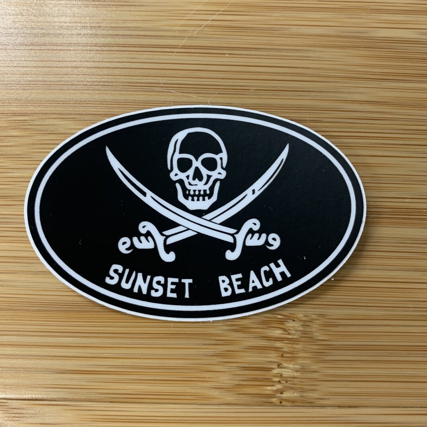 STICKER (S) SKULL &amp; SWORDS