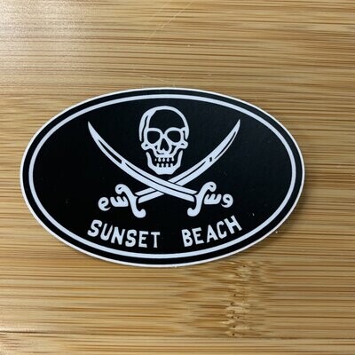 STICKER (S) SKULL &amp; SWORDS