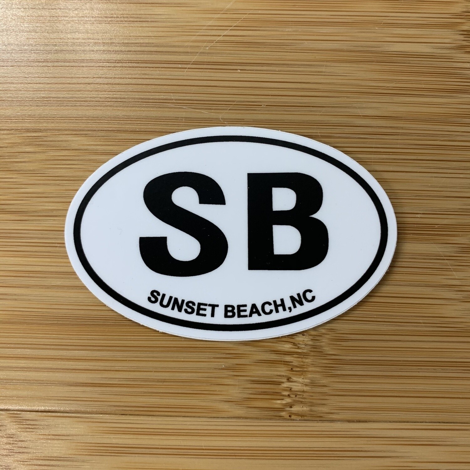 STICKER (S) SB WHITE OVAL