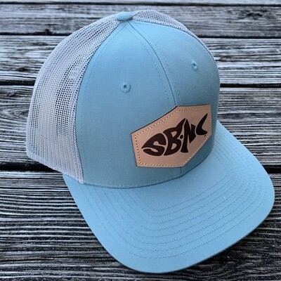 SBNC FISH HEX PATCH CAP SMKBLU/ALUM 115