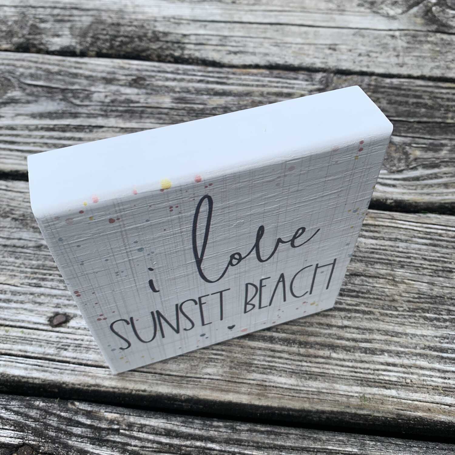 BLOCK I LOVE SUNSET BEACH