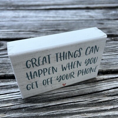 BLOCK GREAT THINGS