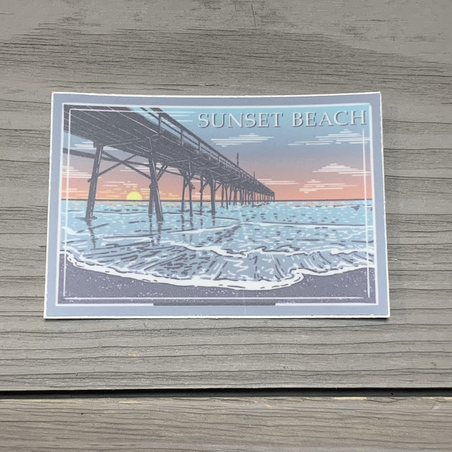 STICKER (S) PIER SUNRISE