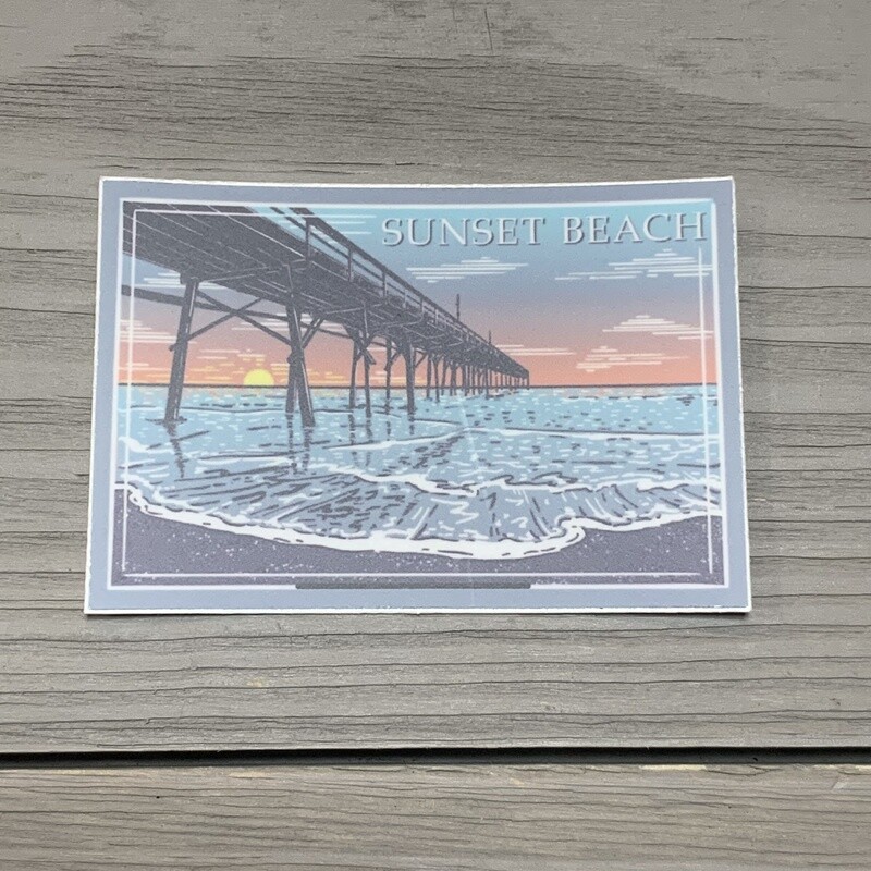 STICKER (S) PIER SUNRISE