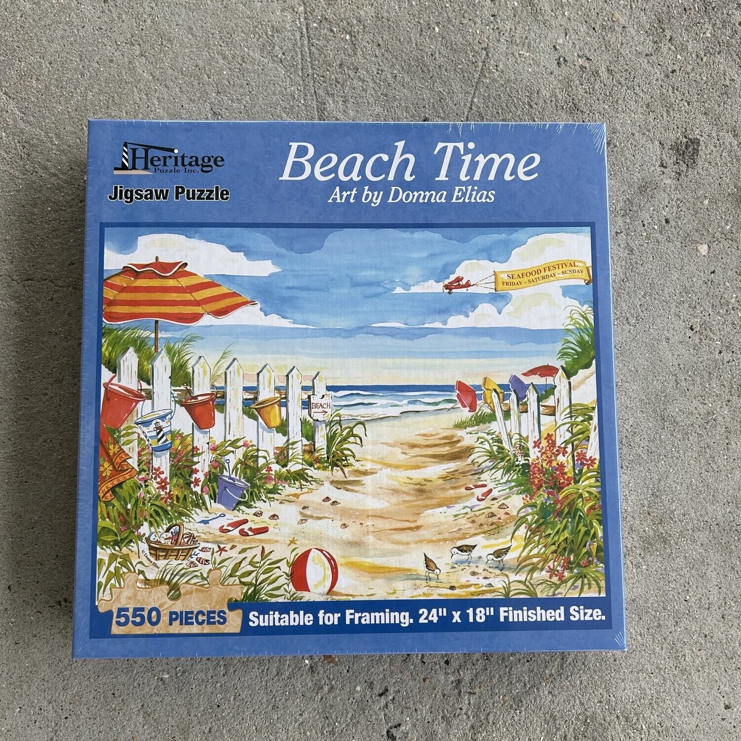 BEACH TIME PUZZLE 550PCS