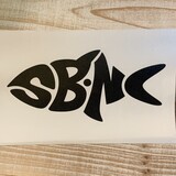 SBNC FISH TRANSFER DECAL (BLACK)