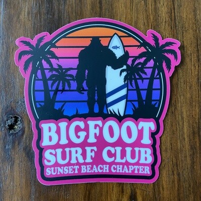 STICKER (L) BIGFOOT SURF CLUB