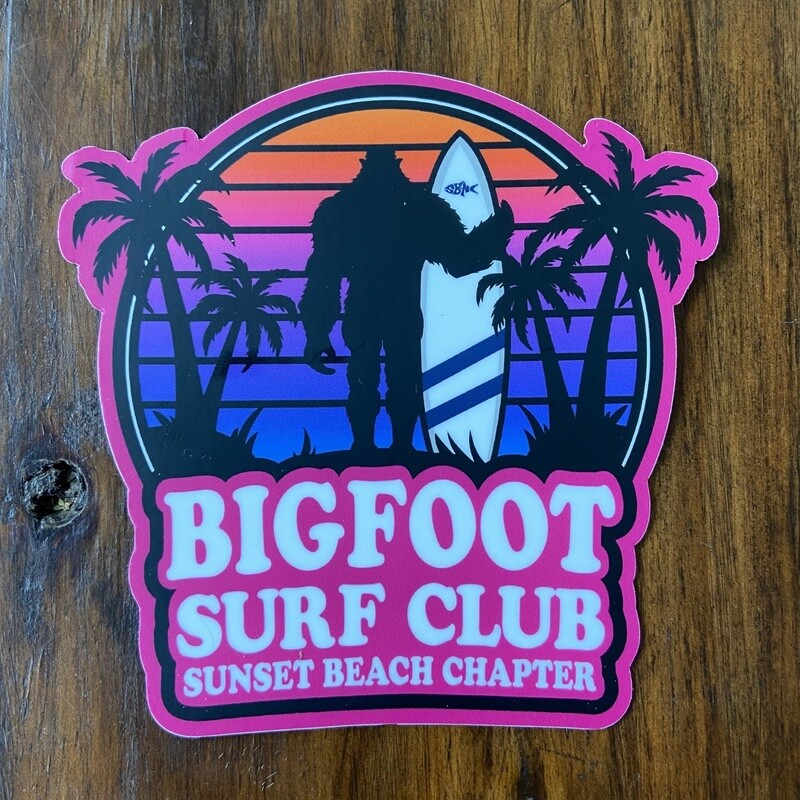 STICKER (L) BIGFOOT SURF CLUB