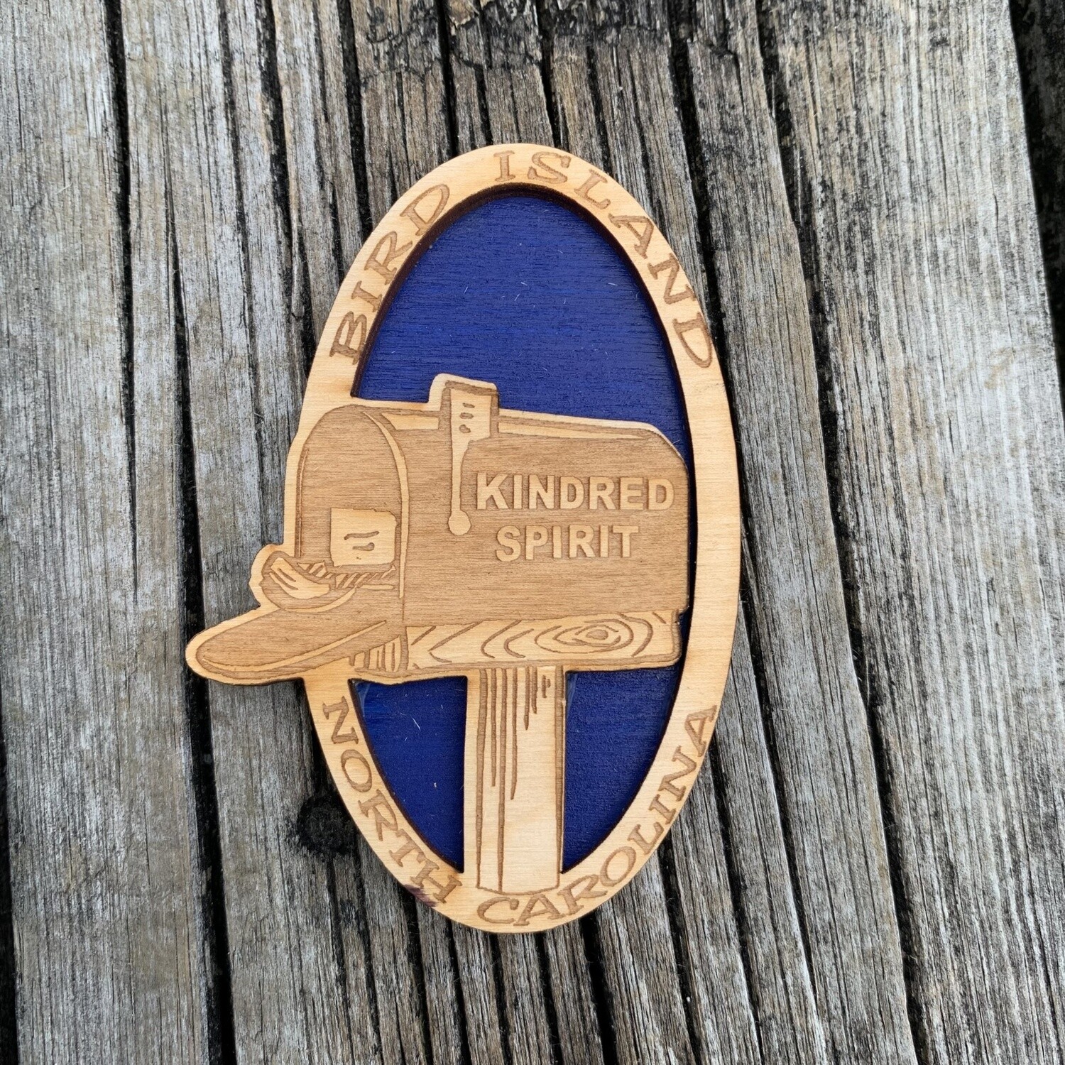 KINDRED SPIRIT OVAL BILEVEL MAGNET (COBALT)