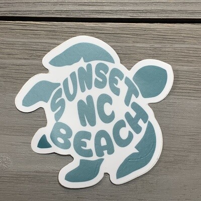 STICKER (S) JUSTIN’S SEA TURTLE TEAL