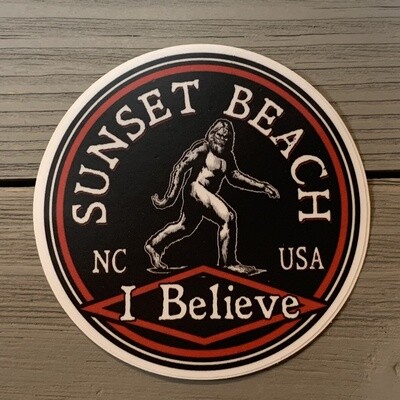 STICKER (L) BIGFOOT I BELIEVE