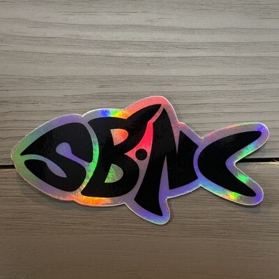 STICKER (L) SBNC FISH HOLOGRAM