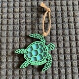 HOLY TURTLE ORNAMENT (AQUA)