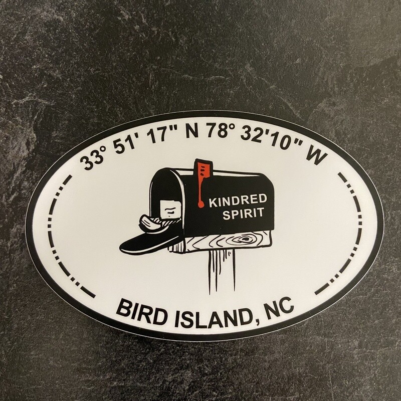 STICKER (L) KINDRED SPIRIT OVAL