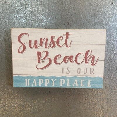 MAGNET PB HAPPY PLACE RED WAVES