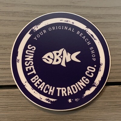 STICKER (L) SB TRADING CO SBNC FISH CIRCLE