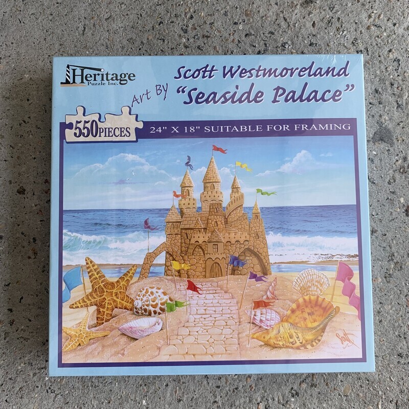 SEASIDE PALACE PUZZLE 550PCS