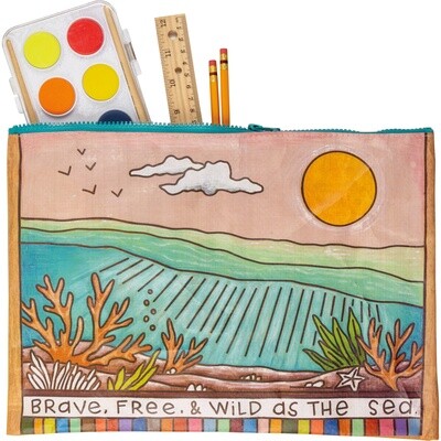 ZIPPER FOLDER WILD AS SEA