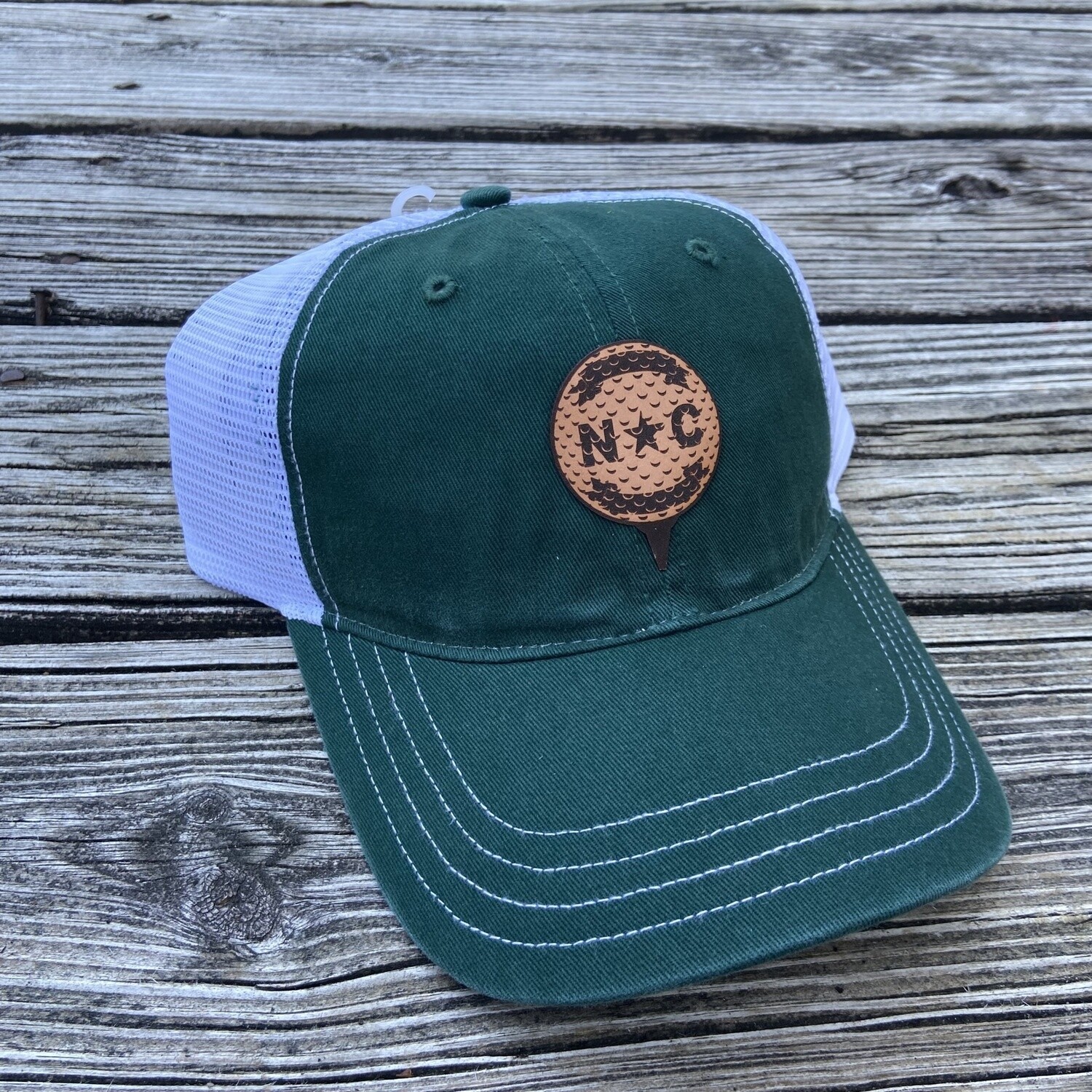 NC GOLF GREEN/WHT CAP