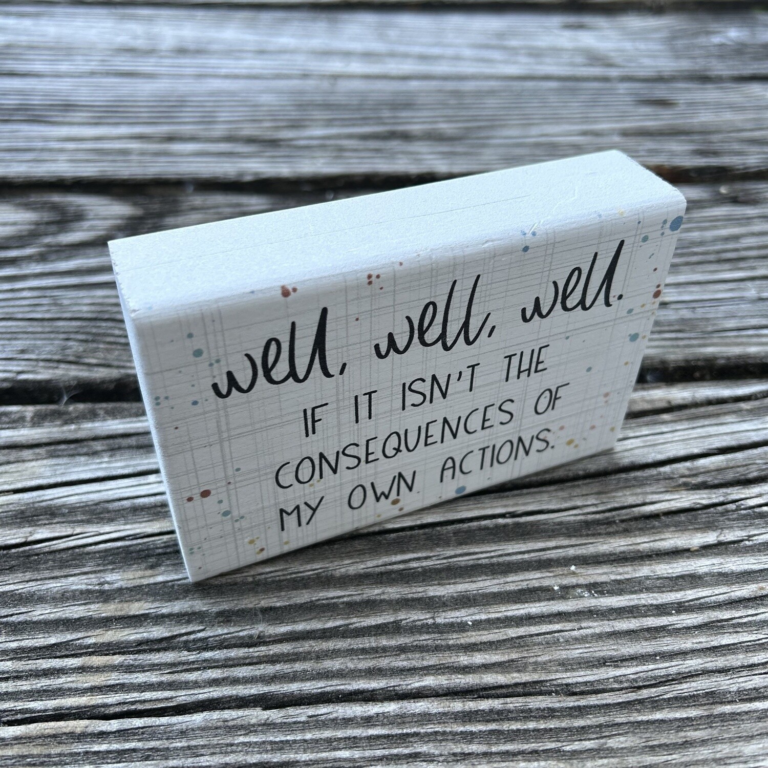 BLOCK WELL WELL WELL