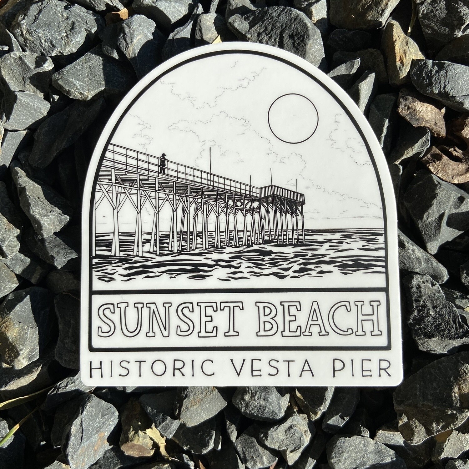 STICKER (L) HISTORIC VESTA PIER