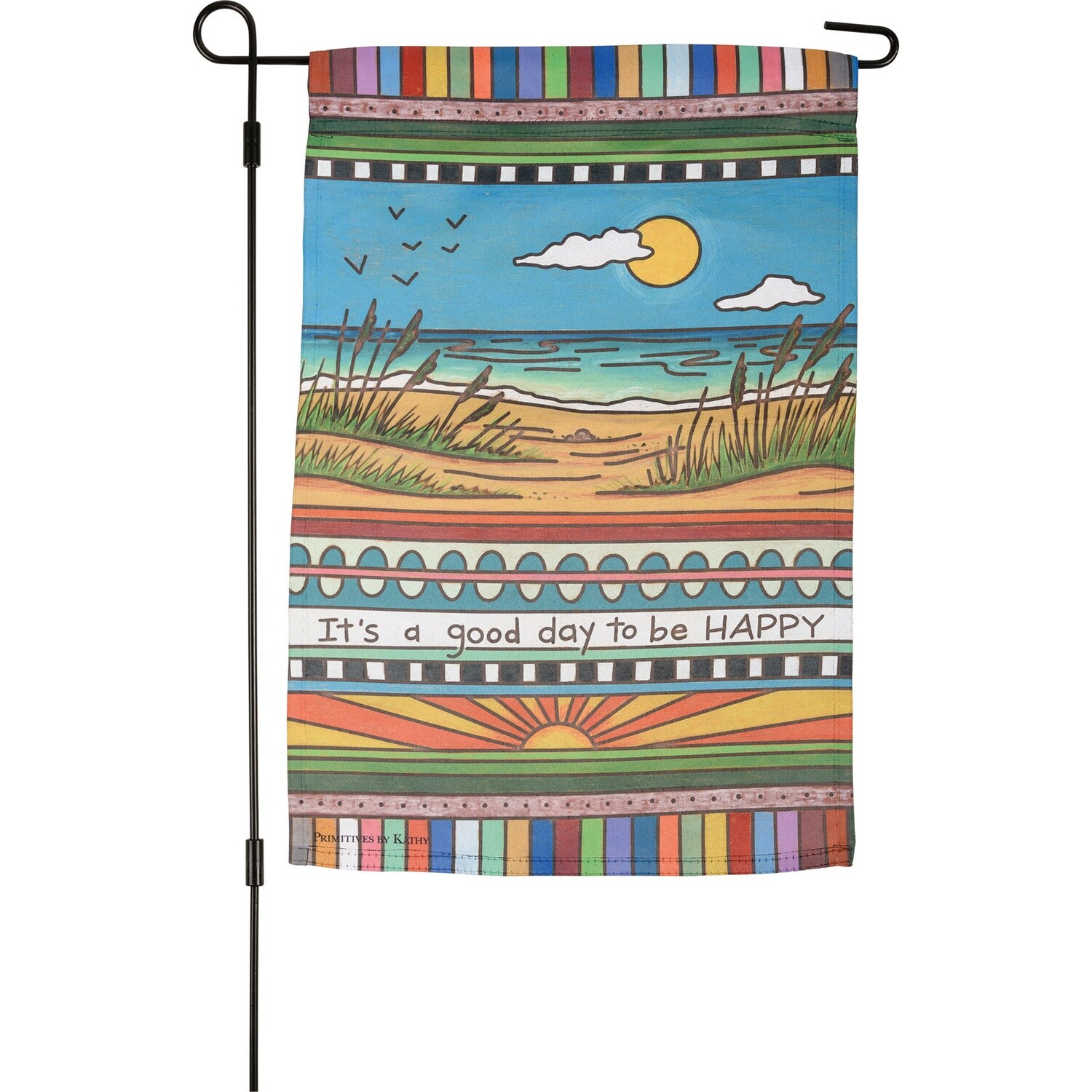 GARDEN FLAG GOOD DAY TO BE HAPPY