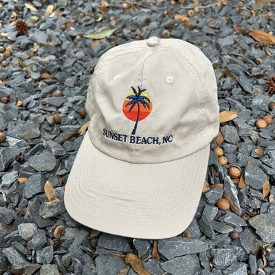 GRADIENT SUN &amp; PALM BUCKLE CLOSURE STONE CAP