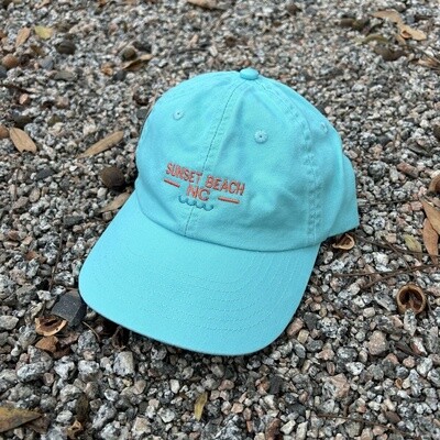 BLOCK DROP WAVES VELCRO CLOSURE SEAFOAM CAP
