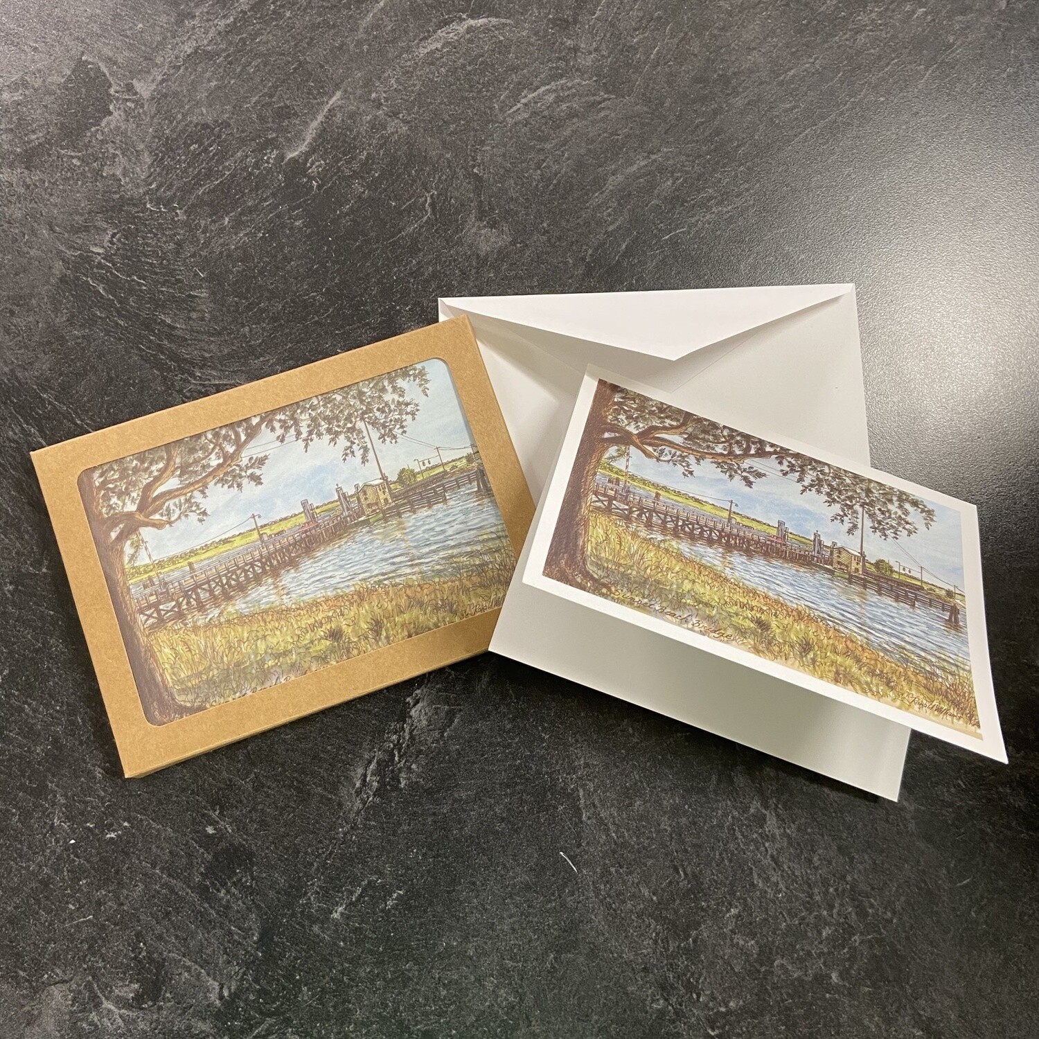 OLD BRIDGE BLANK CARDS W/ENVELOPES (8)  BOXED