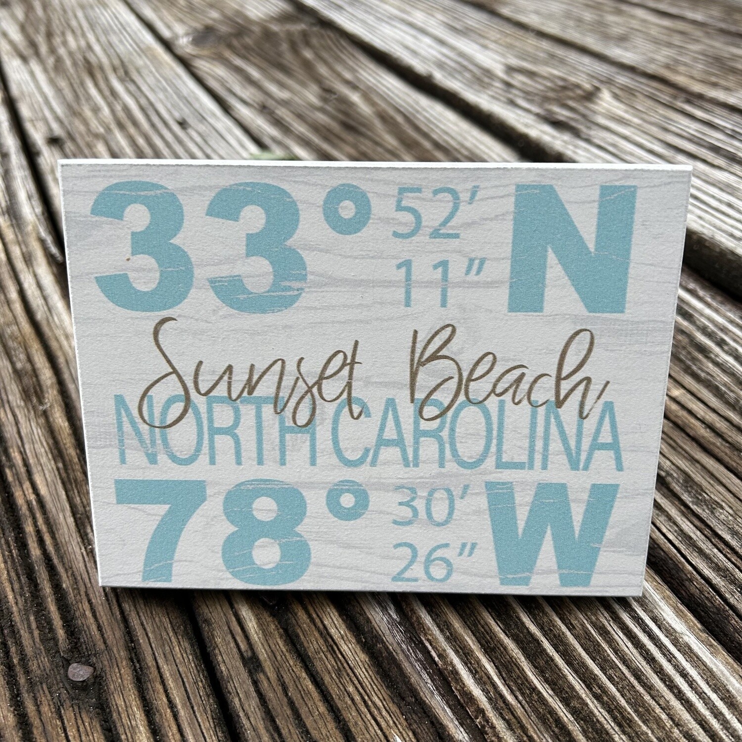 BLOCK SUNSET BEACH NORTH CAROLINA LAT/LONG