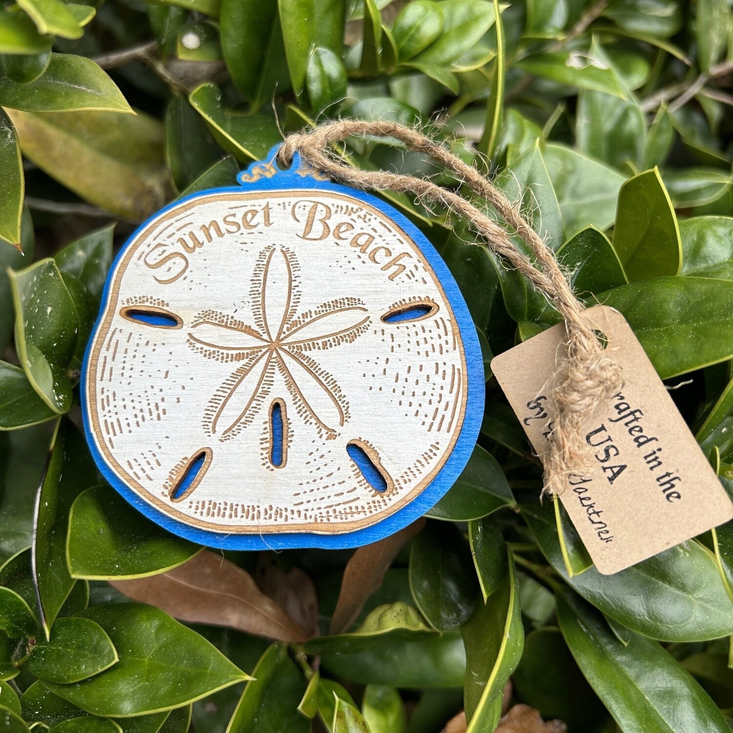 LRG SAND DOLLAR ORNAMENT (NASA)