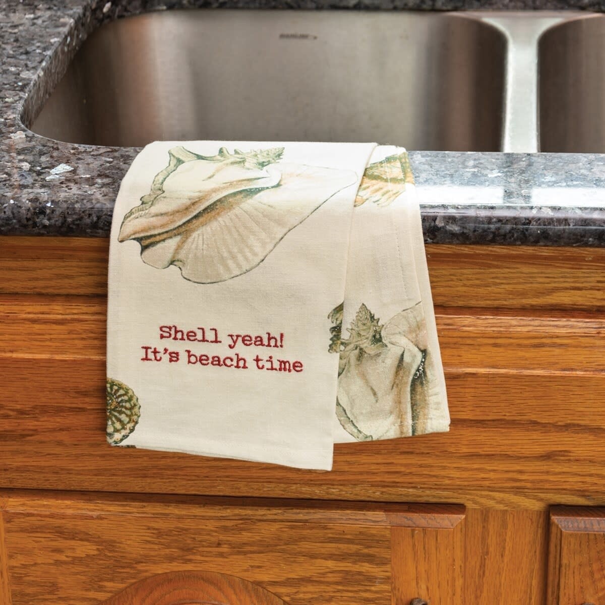 DISH TOWEL SHELL YEAH