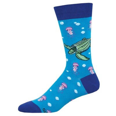 LEATHERBACK TURTLE MENS SOCKS