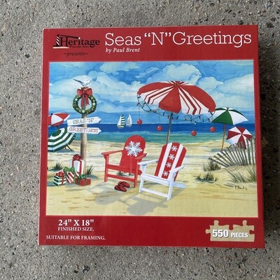 SEAS N GREETINGS PUZZLE 550PCS