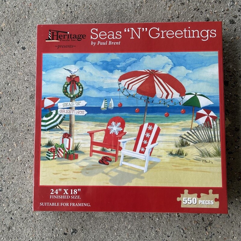 SEAS N GREETINGS PUZZLE 550PCS