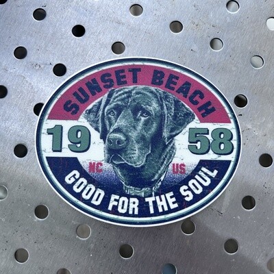 STICKER (L) GENERAL BLACK LAB