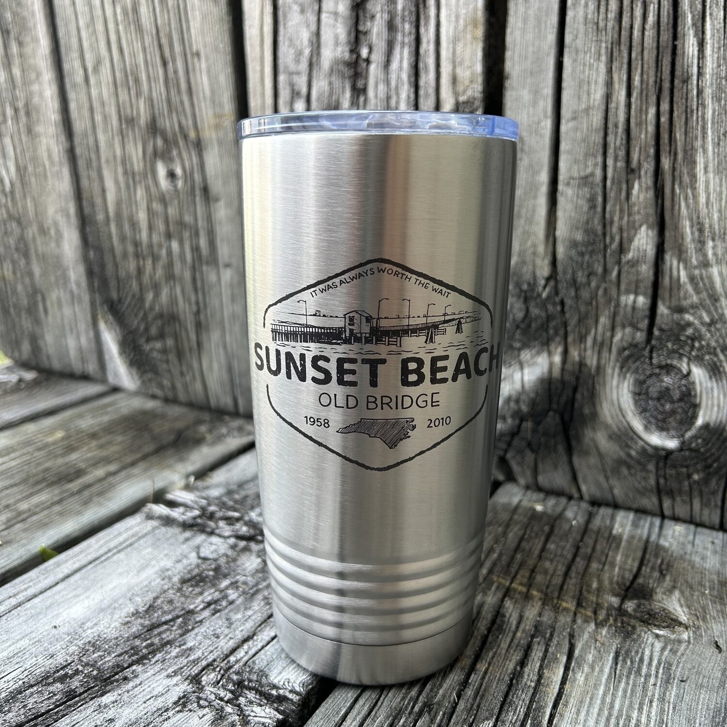 OLD BRIDGE DIAMOND 20oz TUMBLER STAINLESS STEEL