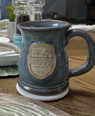 KINDRED SPIRIT TRADITION POTTERY MUG STORMY BLUE