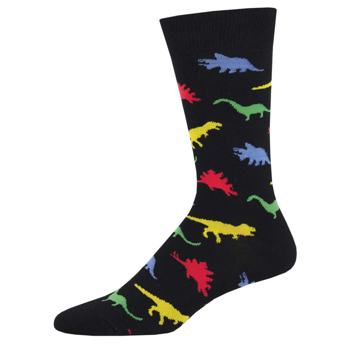 DINOSAUR MENS SOCK BLACK