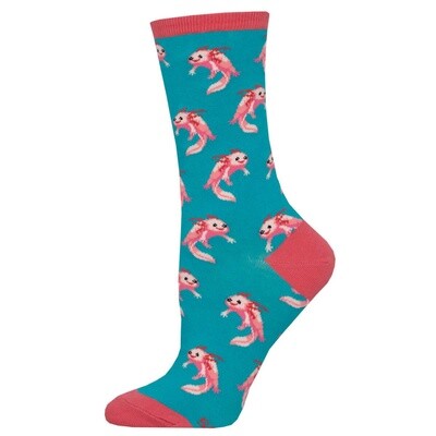 AXOLOTL WOMENS SOCK TEAL