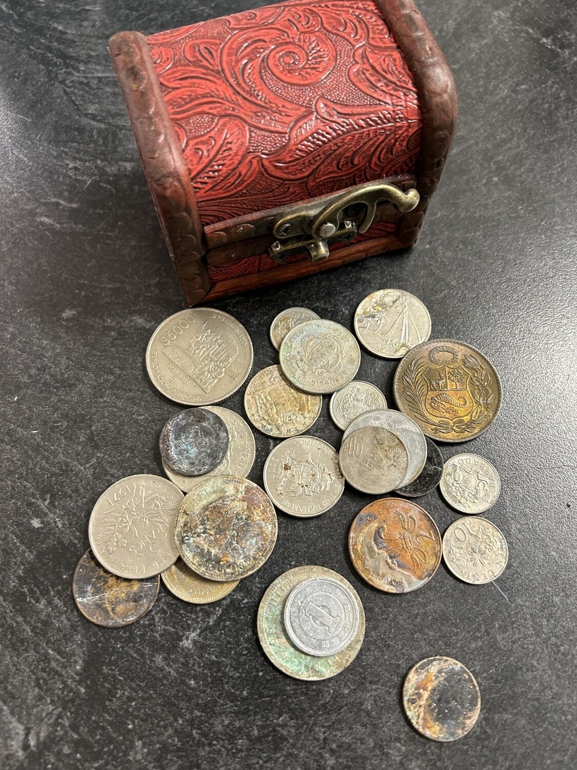 TREASURE CHEST OF WORLD COINS